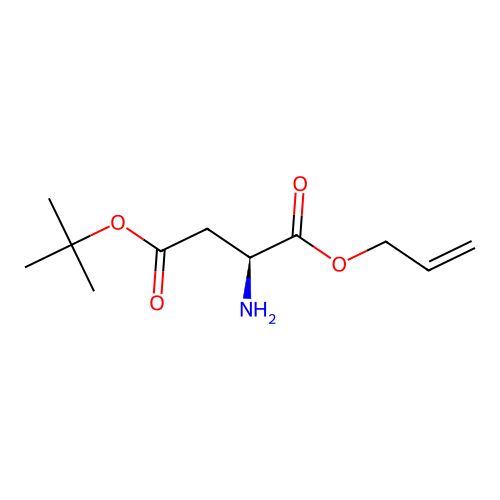 4-tert-butyl 1-prop-2-en-1-yl (2S)-2-aminobutanedioate structure