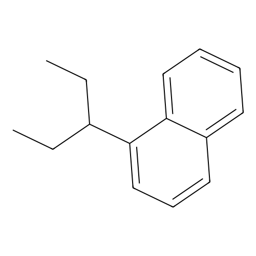 Naphthalene, 1-(1-ethylpropyl)- structure