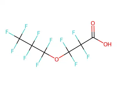 2,2,3,3-Tetrafluoro-3-(heptafluoropropoxy)propionic acid structure