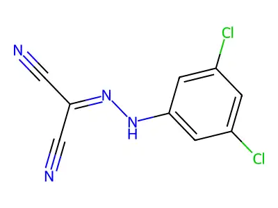 2-[2-(3,5-Dichlorophenyl)hydrazono]malononitrile structure