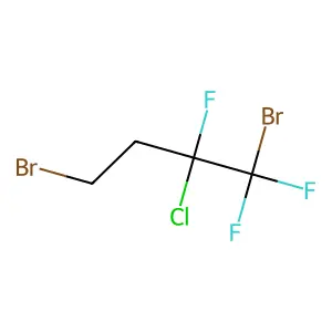 1,4-Dibromo-2-chloro-1,1,2-trifluorobutane structure