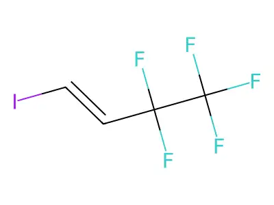3,3,4,4,4-Pentafluoro-1-iodo-1-butene structure