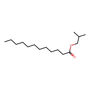 Isobutyl laurate structure