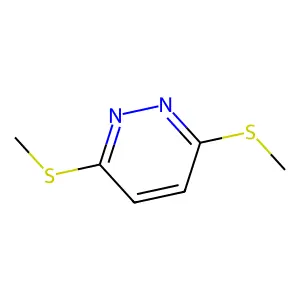 3,6-Bis(methylthio)pyridazine structure