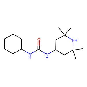 1-Cyclohexyl-3-(2,2,6,6-tetramethylpiperidin-4-yl)urea structure