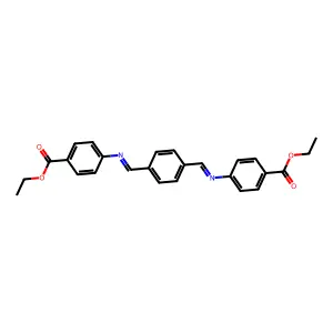 2-(4-Carboxy-phenyliminomethyl)-naphthalin structure