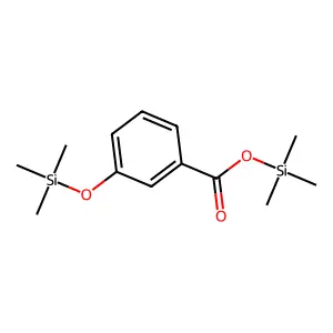 Benzoic acid, m-(trimethylsiloxy)-, trimethylsilyl ester structure
