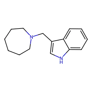 3-(azepan-1-ylmethyl)-1H-indole structure