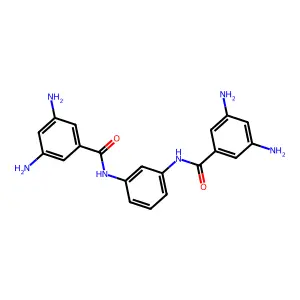 Benzamide, N,N'-1,3-phenylenebis[3,5-diamino- structure