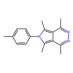 1,4,5,7-Tetramethyl-6-(4-methylphenyl)pyrrolo[3,4-d]pyridazine structure