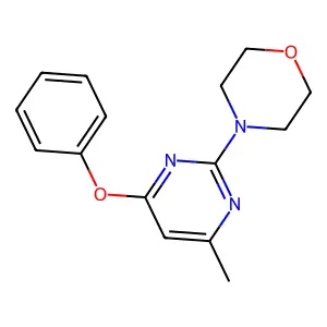 4-(4-Methyl-6-phenoxypyrimidin-2-yl)morpholine structure
