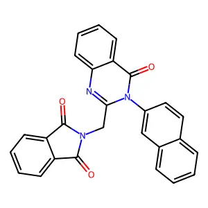 2-[(3-Naphthalen-2-yl-4-oxoquinazolin-2-yl)methyl]isoindole-1,3-dione structure