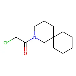 2-Chloro-1-(2-azaspiro[5.5]undecan-2-yl)ethanone structure