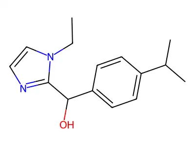 (1-Ethylimidazol-2-yl)-(4-propan-2-ylphenyl)methanol structure