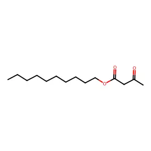 Decyl 3-oxobutanoate structure