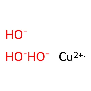 Trihydroxycuprate(1-) structure
