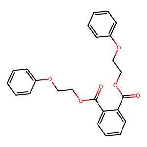 Bis(2-phenoxyethyl) benzene-1,2-dicarboxylate structure