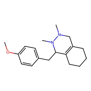 Phthalazine, 1,2,3,4,5,6,7,8-octahydro-1-[(4-methoxyphenyl)methyl]-2,3-dimethyl- structure