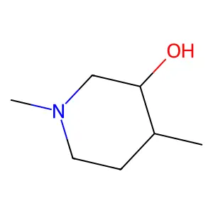 trans-1,4-Dimethylpiperidin-3-ol structure