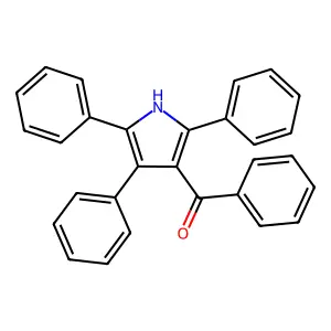 Methanone, phenyl(2,4,5-triphenyl-1H-pyrrol-3-yl)- structure