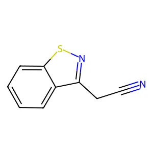 1,2-Benzisothiazole-3-acetonitrile structure