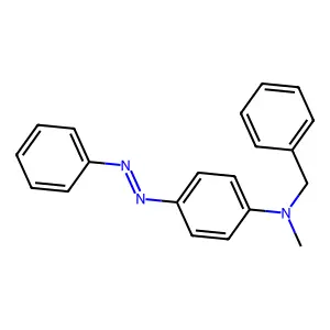 N-Methyl-N-[4-(2-phenyldiazenyl)phenyl]benzenemethanamine structure