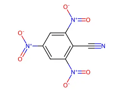 2,4,6-Trinitrobenzonitrile structure