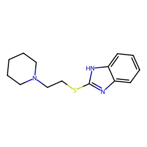 2-(2-piperidin-1-ylethylsulfanyl)-1H-benzimidazole structure