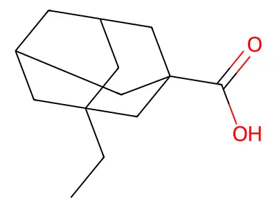 3-Ethyladamantanecarboxylic acid structure