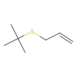 5,5-Dimethyl-4-thia-1-hexene structure