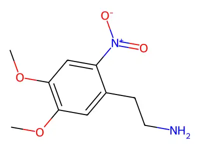 2-(4,5-Dimethoxy-2-nitrophenyl)ethanamine structure