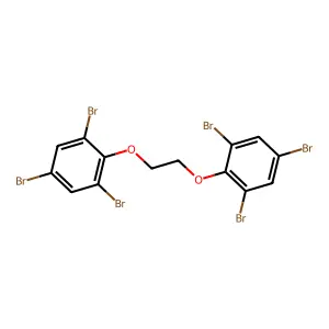 1,2-Bis(2,4,6-tribromophenoxy)ethane structure