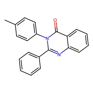 4(3H)-Quinazolinone, 3-(4-methylphenyl)-2-phenyl- structure