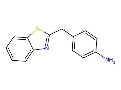 4-((1,3-Benzothiazol-2-yl)methyl)aniline structure