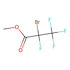 Methyl 2-bromo-2,3,3,3-tetrafluoropropanoate structure
