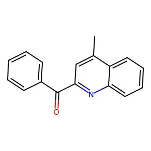 (4-Methyl-2-quinolinyl)(phenyl)methanone structure