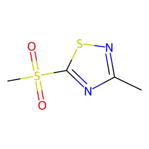 3-Methyl-5-methylsulfonyl-1,2,4-thiadiazole structure