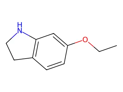 6-ethoxy-2,3-dihydro-1H-indole structure