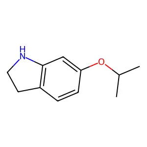 6-(Propan-2-yloxy)-2,3-dihydro-1H-indole structure