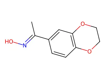 6-Acetyl-1,4-benzodioxane oxime structure