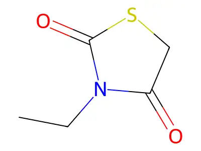 3-Ethyl-2,4-thiazolidinedione structure