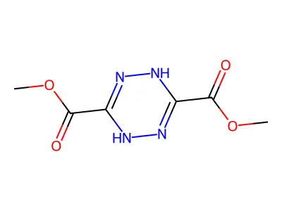 Dimethyl 1,4-dihydro-1,2,4,5-tetrazine-3,6-dicarboxylate structure