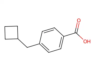 4-(Cyclobutylmethyl)benzoic acid structure