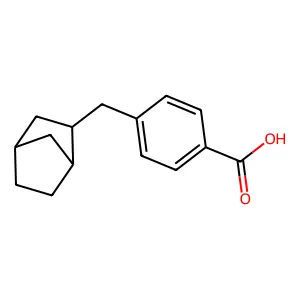 对(2-降冰片烷甲基)苯甲酸 structure