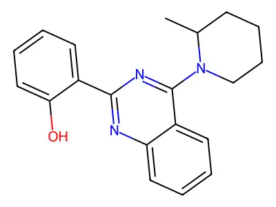 2-(4-(2-Methylpiperidin-1-yl)quinazolin-2-yl)phenol structure