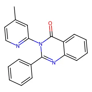 3-(4-Methylpyridin-2-yl)-2-phenylquinazolin-4-one structure