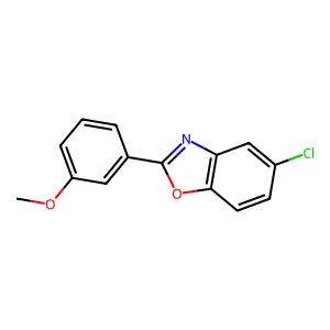 5-Chloro-2-(3-methoxyphenyl)-1,3-benzoxazole structure