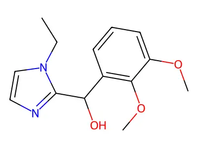 (2,3-dimethoxyphenyl)(1-ethyl-1H-imidazol-2-yl)methanol structure