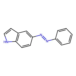 5-(Phenylazo)-1H-indole structure