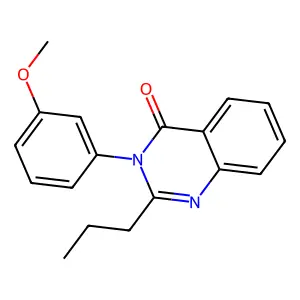3-(3-Methoxyphenyl)-2-propylquinazolin-4-one structure